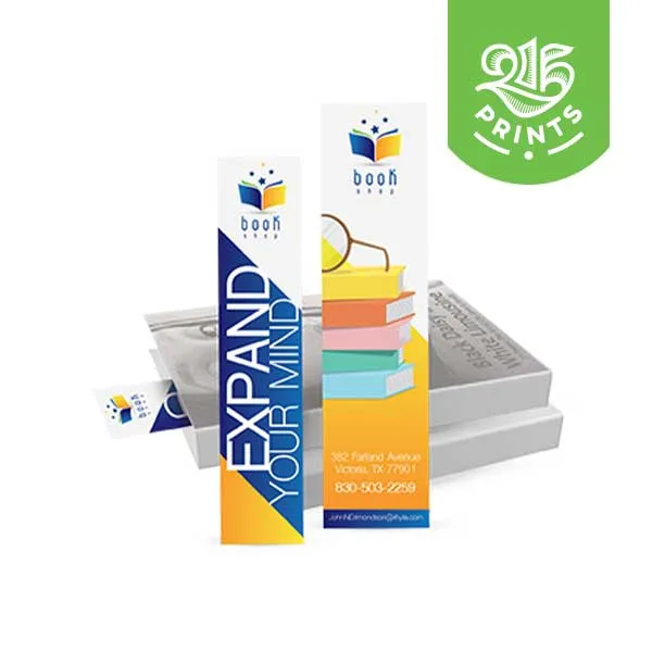 Uncoated Bookmarks