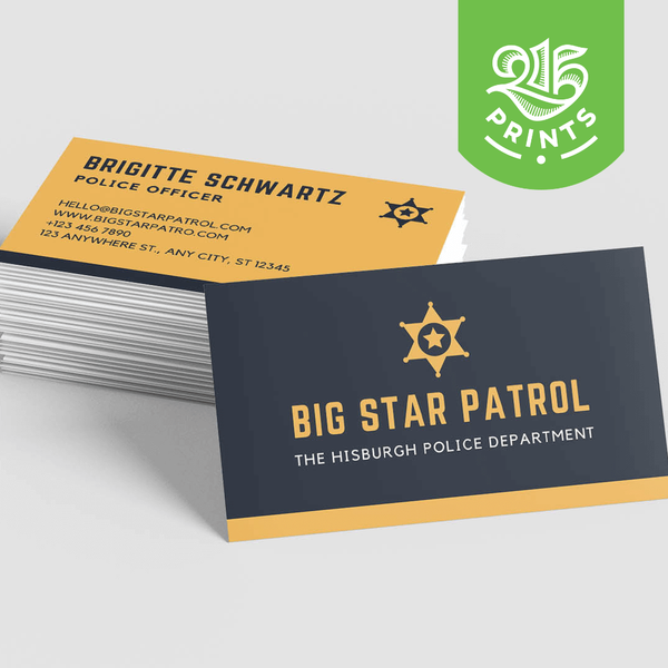 standard business cards