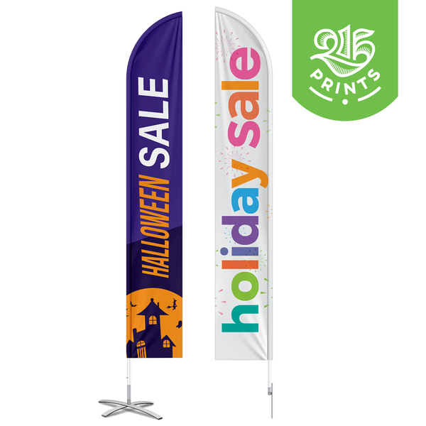 Double Sided Feather Flags