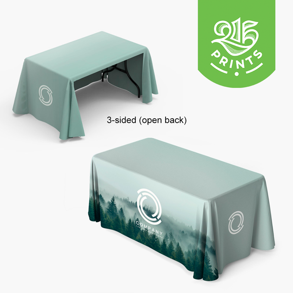 custom tablecloths for trade shows