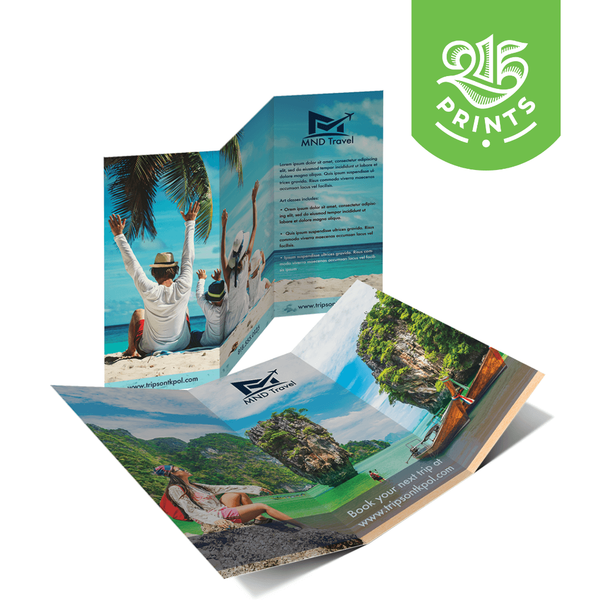Tri fold brochure printing