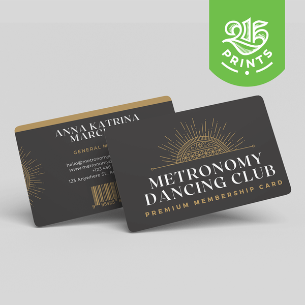 Custom Plastic Membership Cards