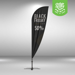Black Friday Teardrop Flag