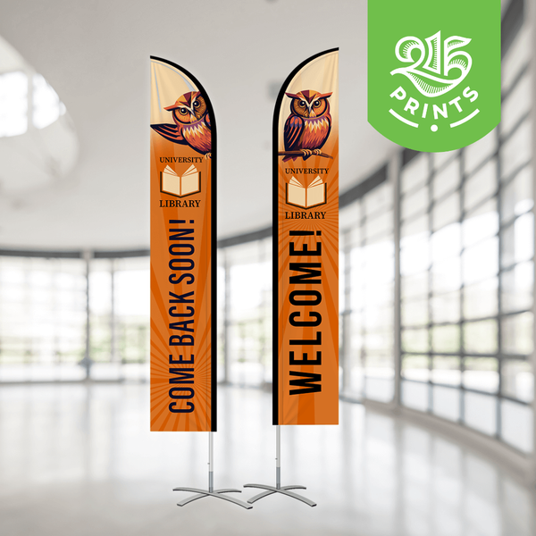 Double Sided Feather Flags