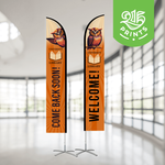 Double Sided Feather Flags