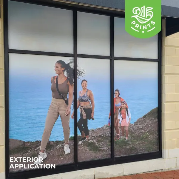 Exterior window decals