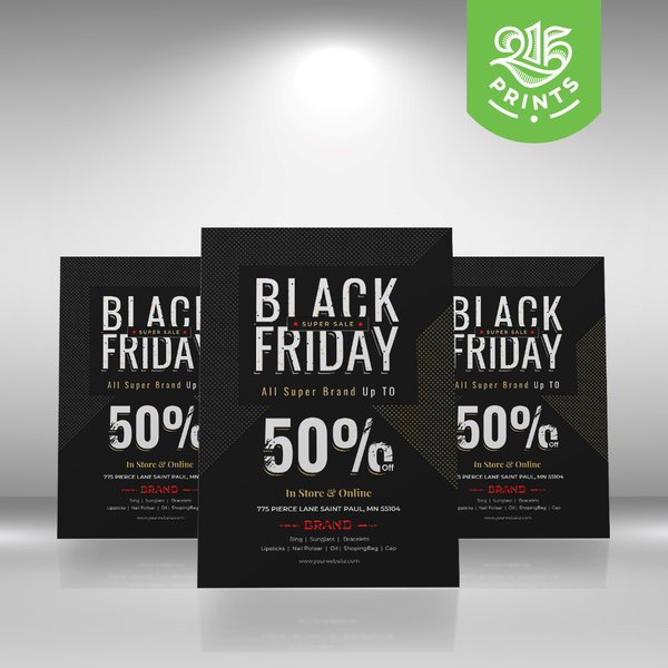 Black Friday Matte Flyers