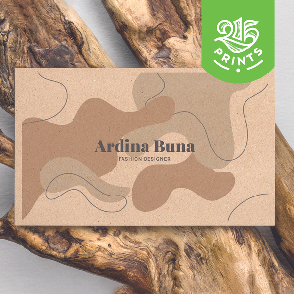 kraft paper business cards
