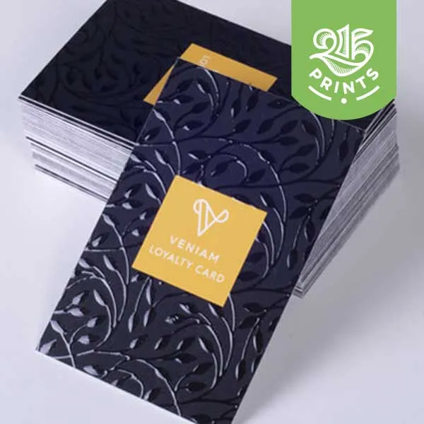 Raised Spot UV Business Cards