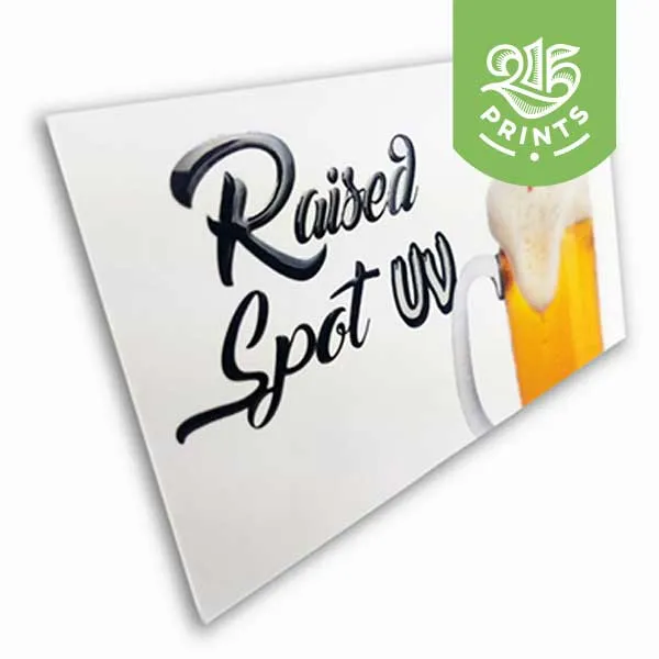 Raised Spot UV Business Cards