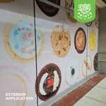Window cover decals and stickers