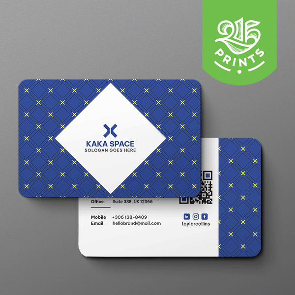 metallic business cards