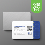 custom aluminum business cards