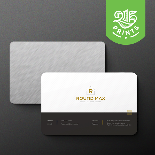 100 metal business cards