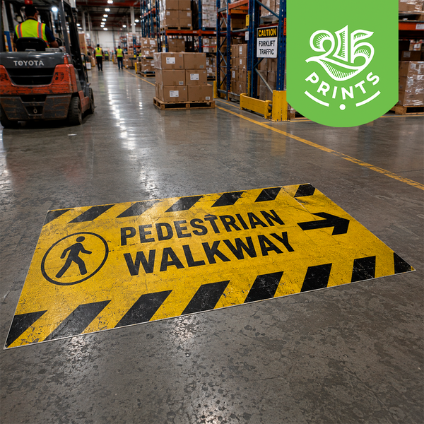 aluminum floor graphics