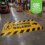 aluminum floor graphics