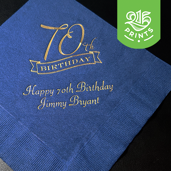 personalized birthday napkins
