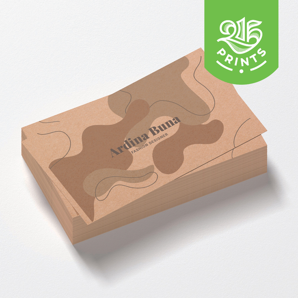 brown business cards