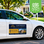 real estate car magnets