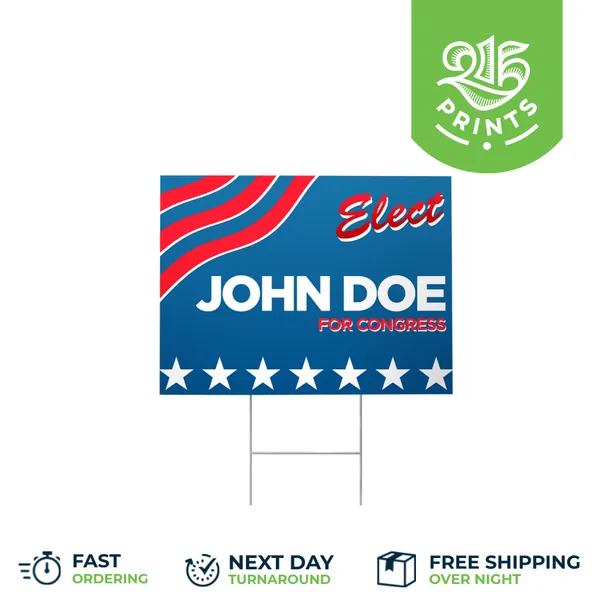 corrugated yard signs
