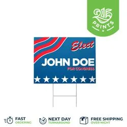 corrugated yard signs