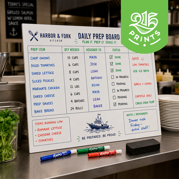 Custom Dry Erase Board