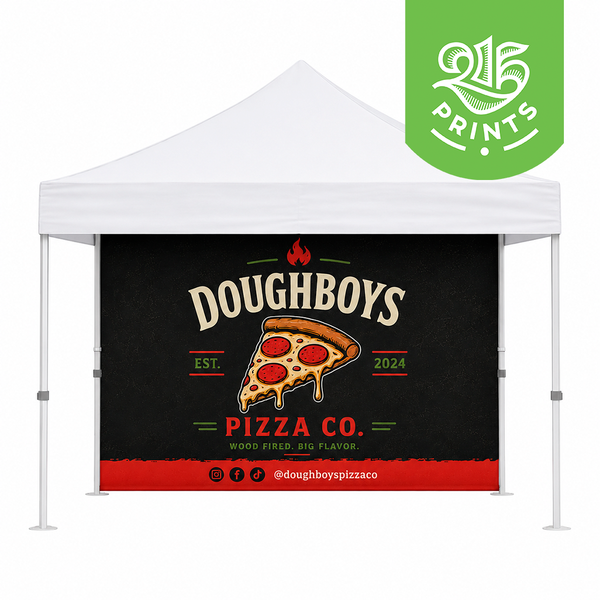 custom tent wall