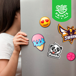 custom die cut magnets