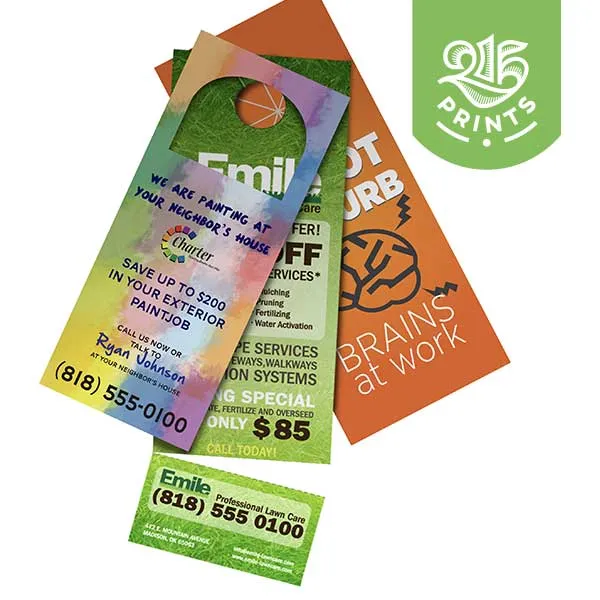 Door Hanger with Rip Cards