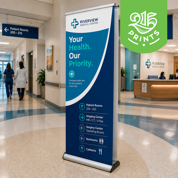 double sided roll up banner