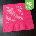 bar napkins