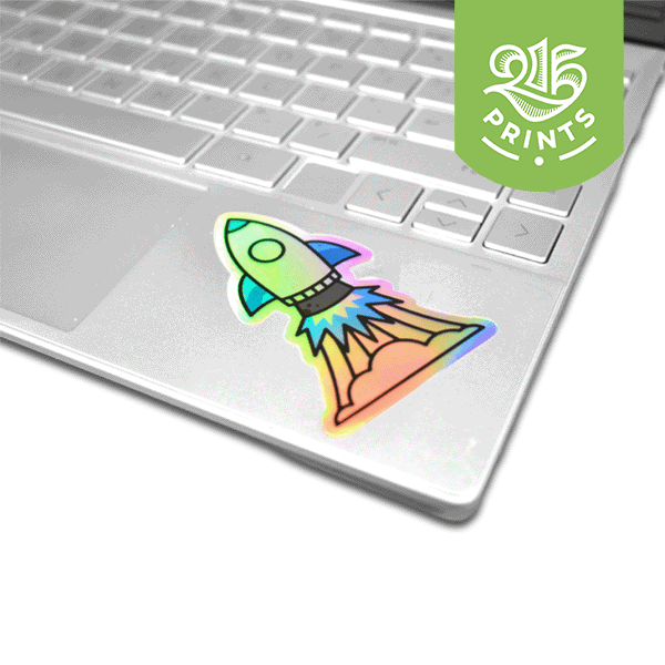 custom holographic stickers