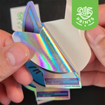 holographic custom stickers