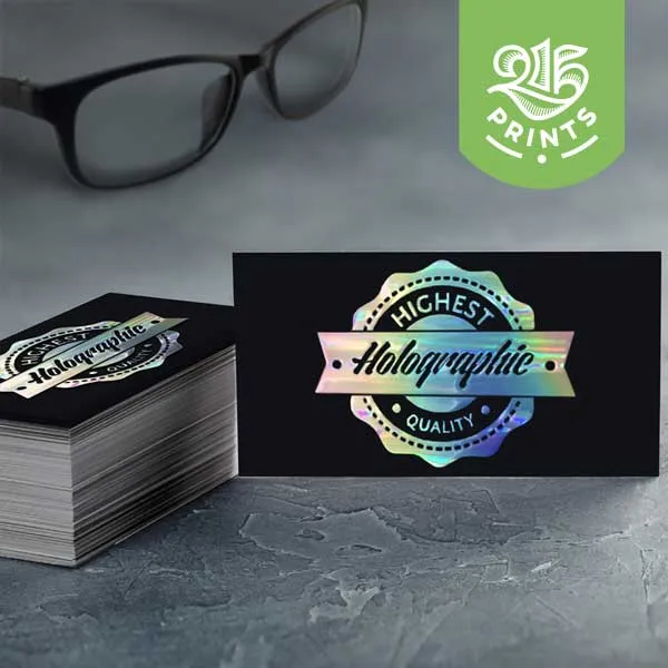 Suede Raised Foil Business Cards