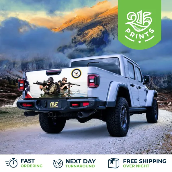 jeep gladiator tailgate vinyl decals