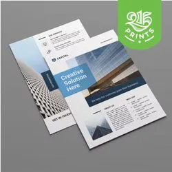 100lb Matte Text Flyers