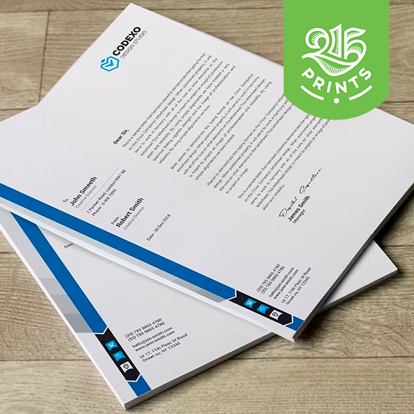 letterhead printing services
