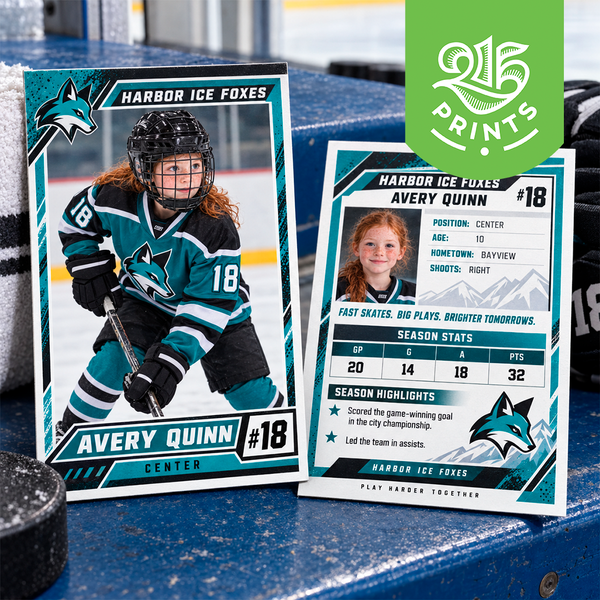 custom hockey trading cards