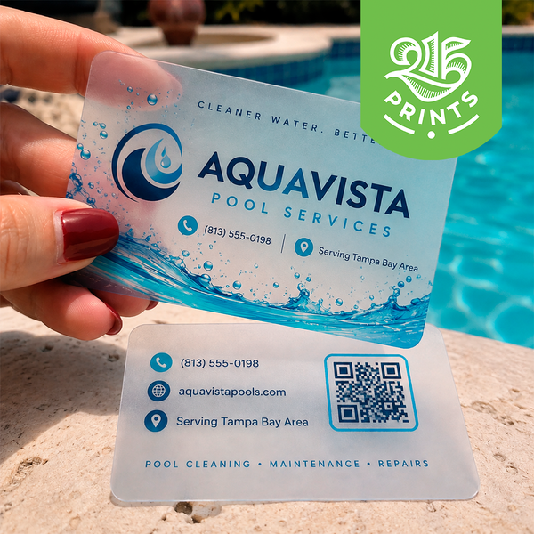 transparent business cards
