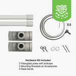 banner pole kit