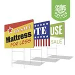 political lawn signs