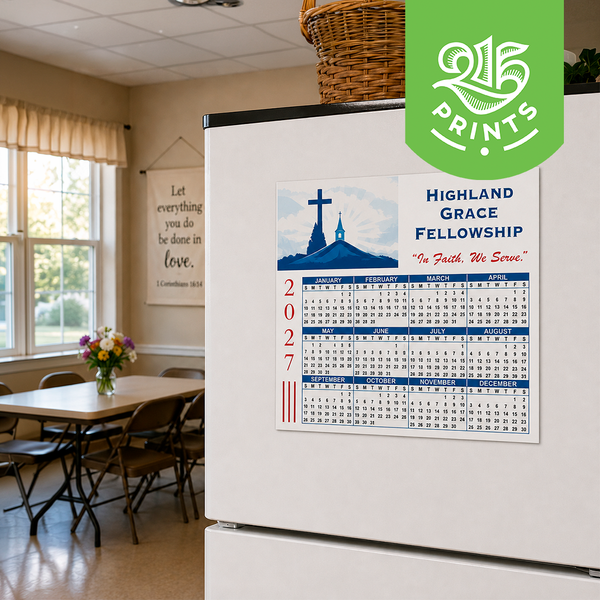 Promotional Magnetic Calendar