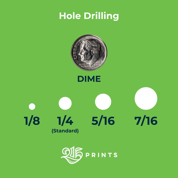 promotional wall calendar drill hole reference