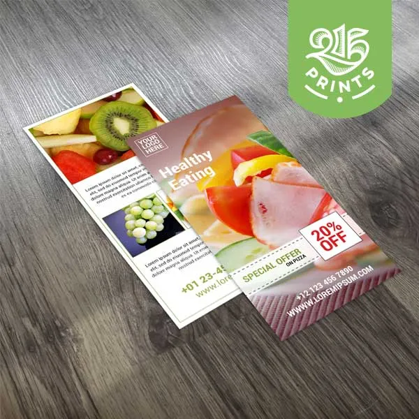 Rack Card Silk Laminated