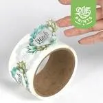 Clear Bopp Roll Labels