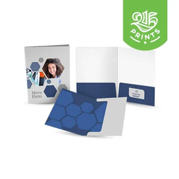 Short Run Digital Presentation Folder