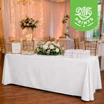 white table throw