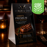 restaurant table tent cards