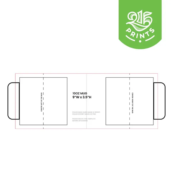 stainless steel mug template