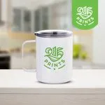 stainless steel mug